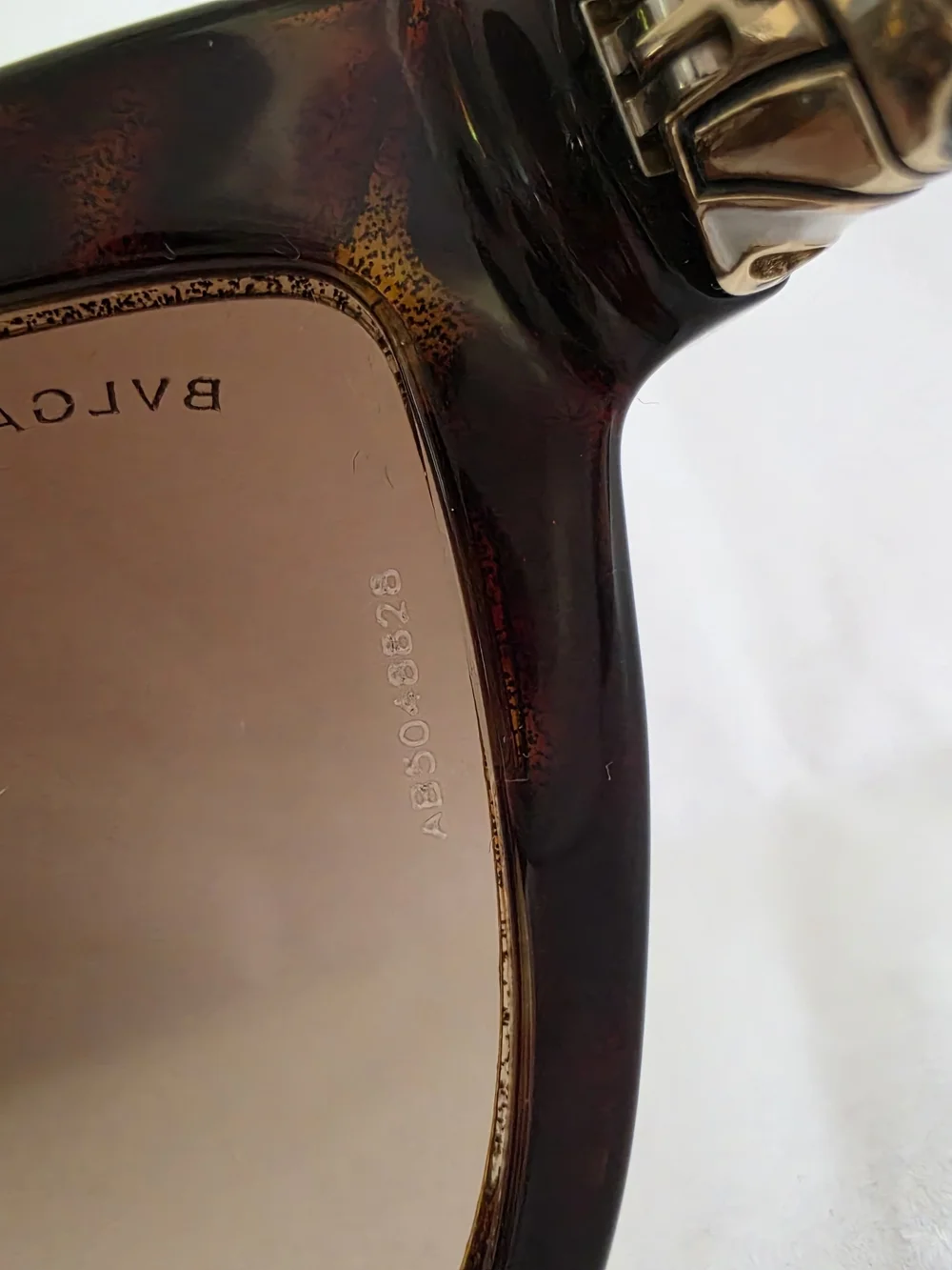 Bvlgari Tortoiseshell Cat-Eye Sunglasses with Brown Lenses